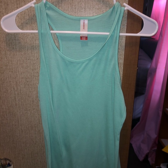 aqua tank top - Picture 1 of 2